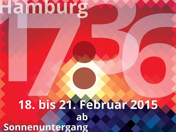 Das ursprünglich geplante Hamburger Lichtfestival konnte aufgrund von Finanzierungsschwierigkeiten nicht umgesetzt werden, als Ersatz findet noch bis zum 21. Februar 2015 die Veranstaltung "HAMBURG 17:36" statt. Foto: Veranstalter