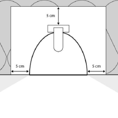 Albert Wandstrahler mit zweiseitigem Lichtaustritt eng / eng für Halogenlampen