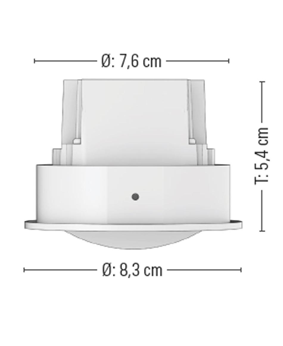 prediger.base p.084 Asymmetrisch Strahlende LED Einbaufluter S