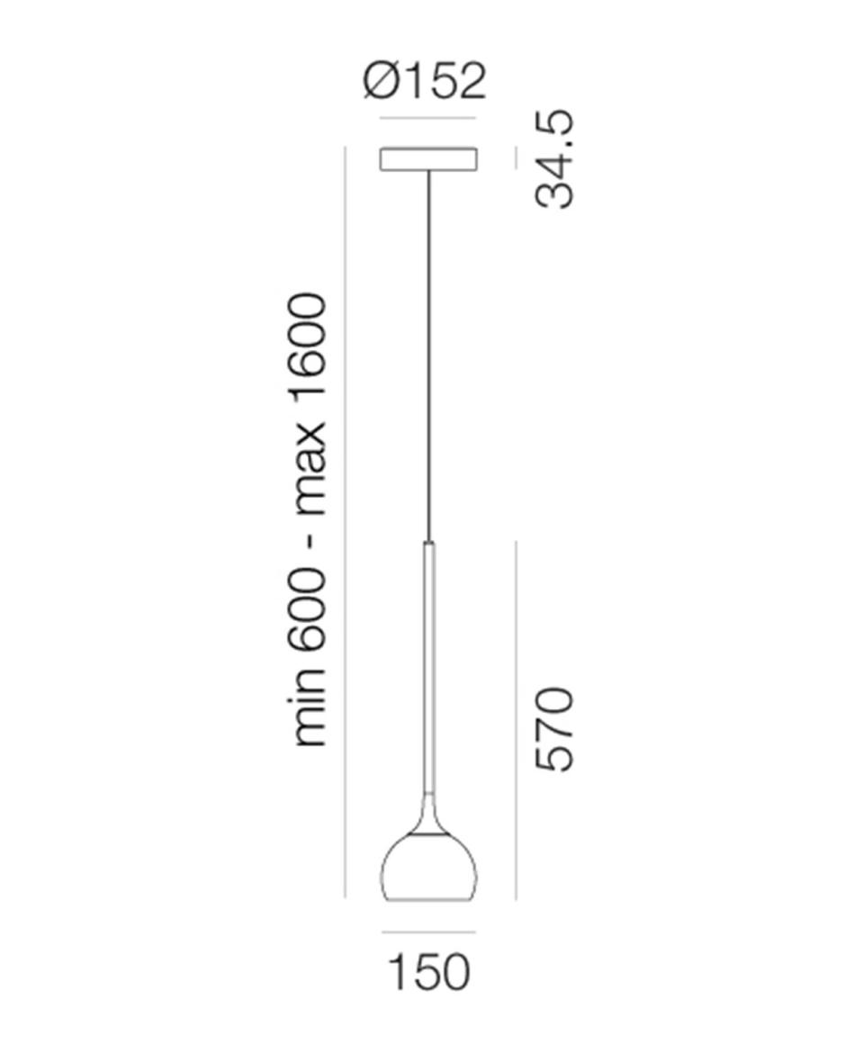 Artemide Ixa XL Suspensione 3000K