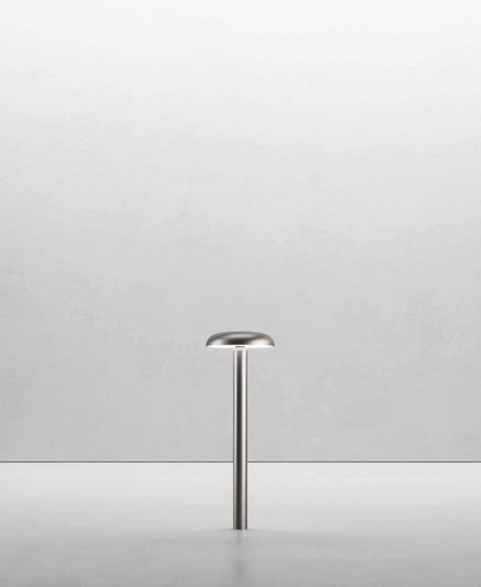 Artemide Knop Pollerleuchten 3000K Silver ON/OFF