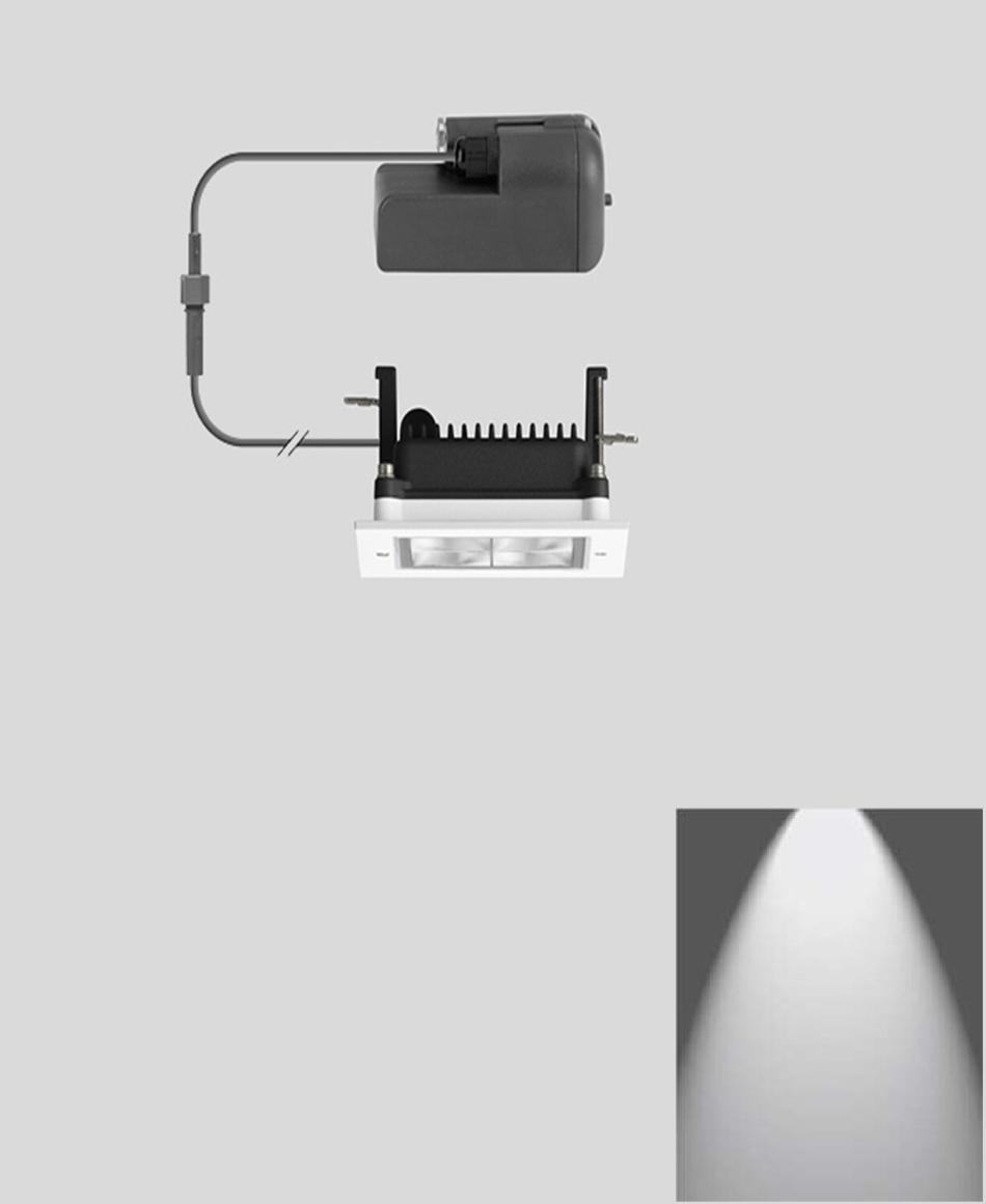 Bega Deckeneinbau-Tiefstrahler symmetrisch - LED