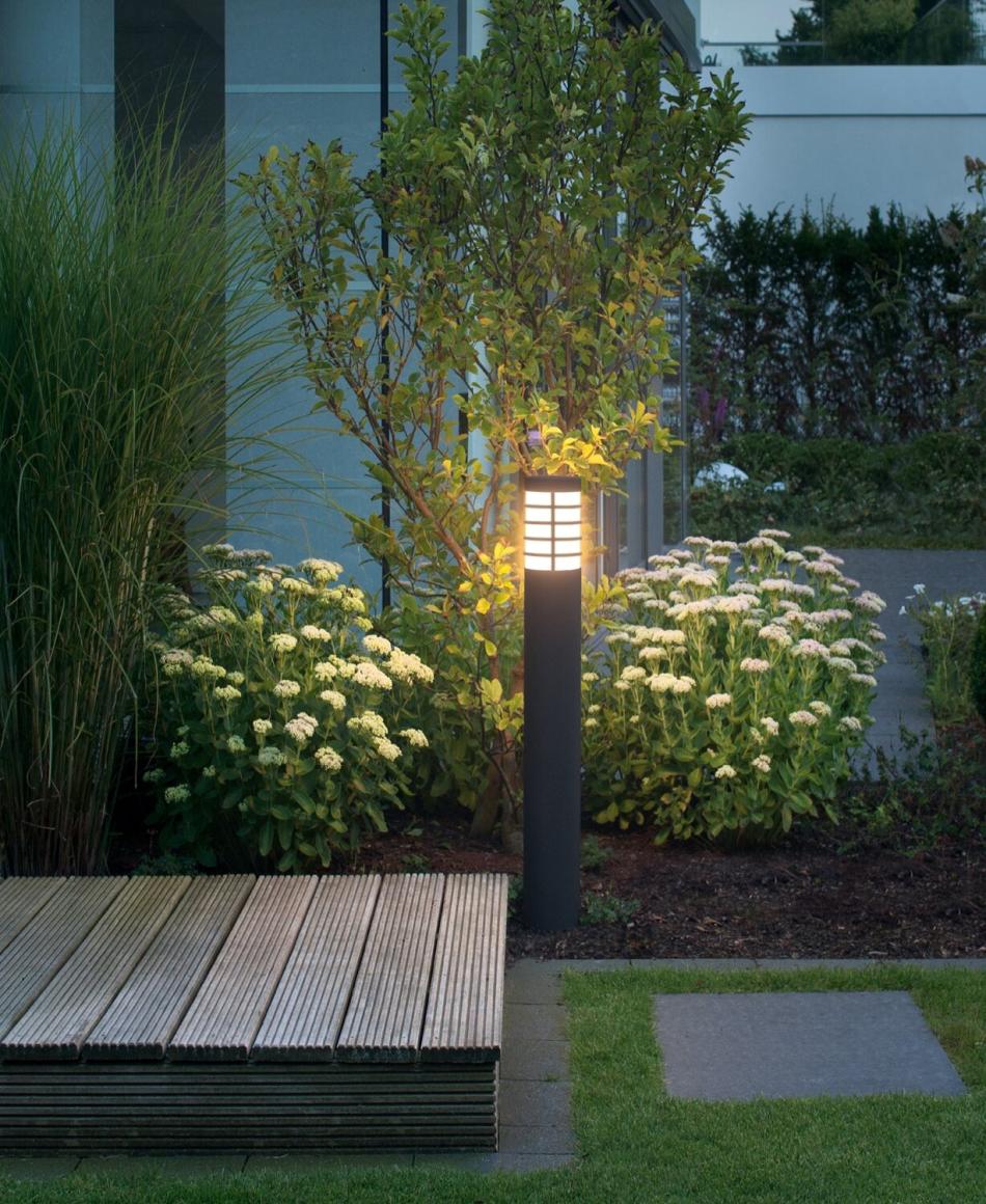 Bega Garten- und Wegeleuchte Lichtaustritt 360° mit Erdstück und Bewegungssensor - LED