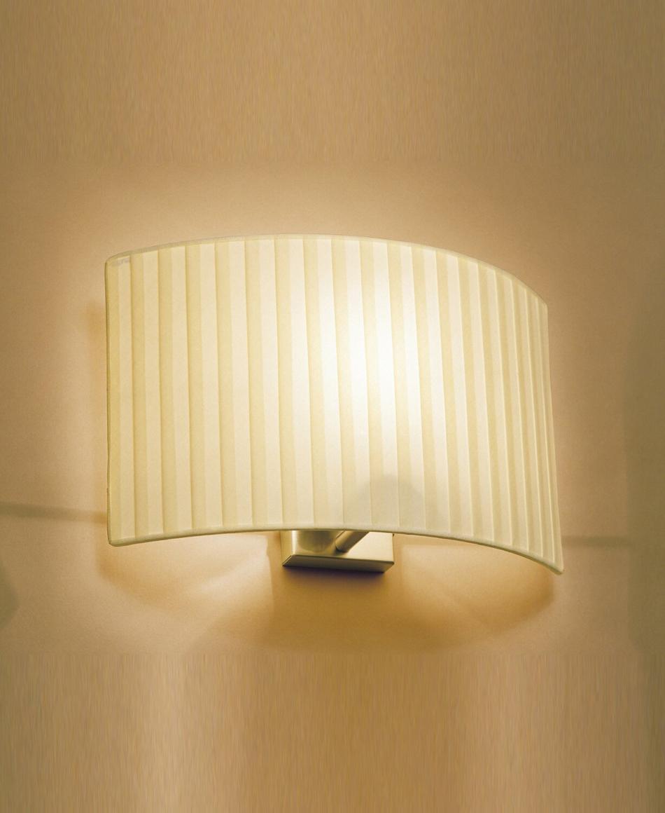 Bover Wall Street 21 Wandleuchte Normallampe Nickel/Cream