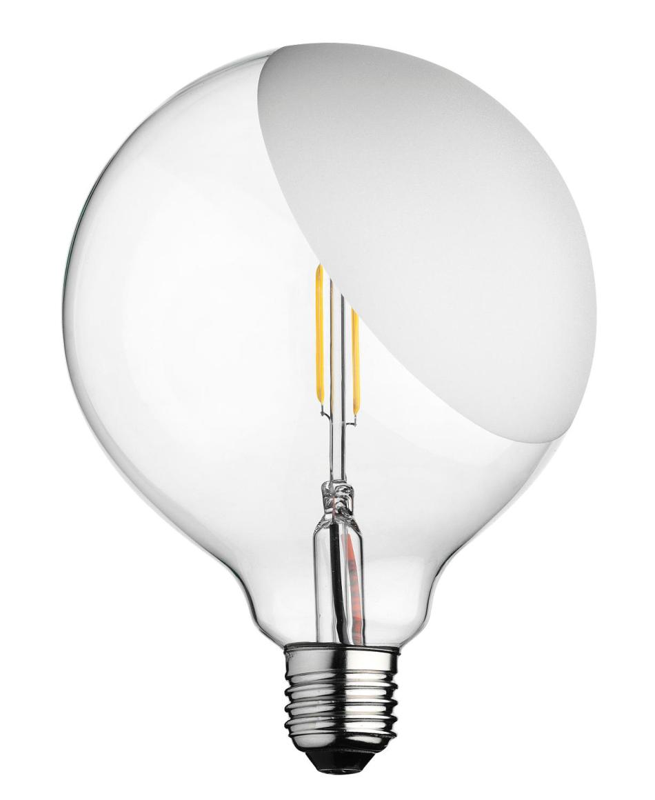 Flos LED Globelampe zu Lampadina 2W E27 Globe 125 2700K