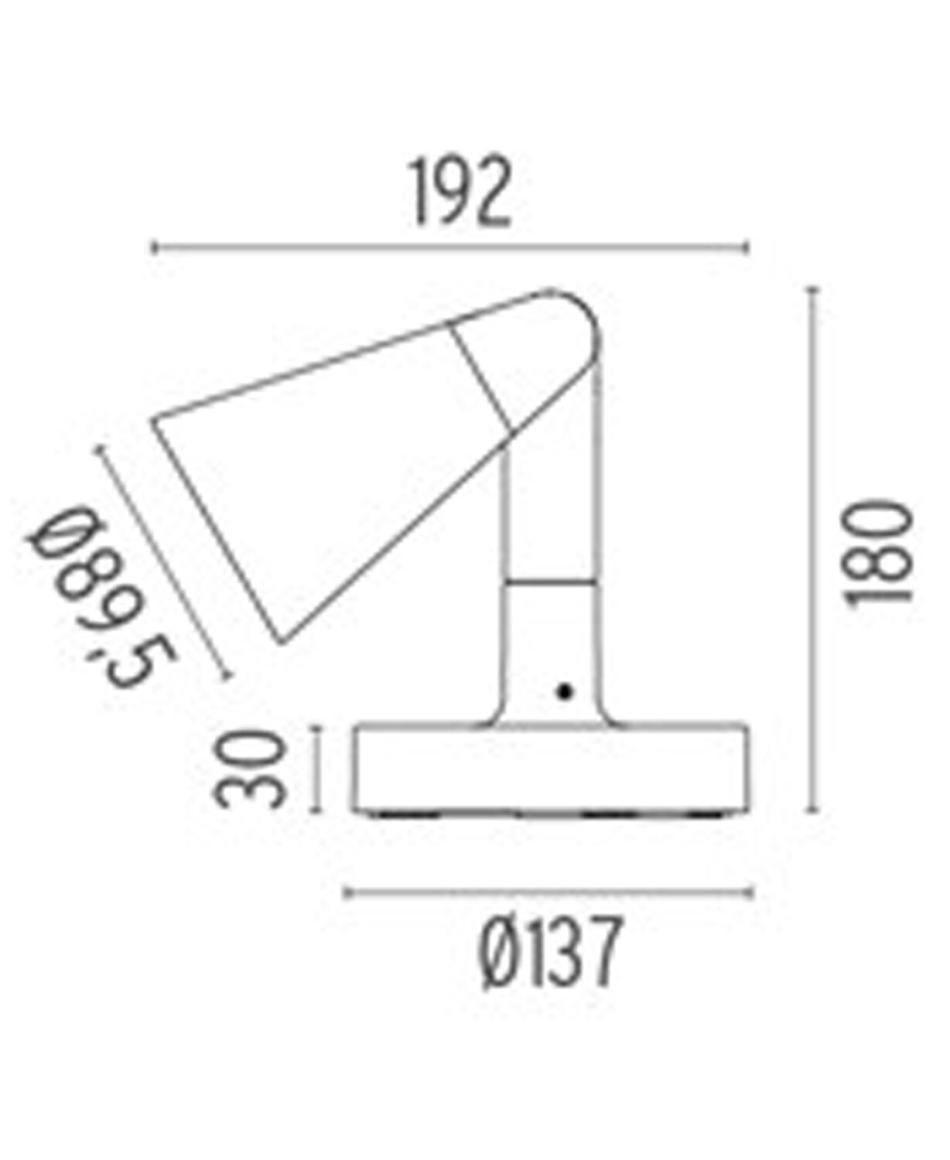 Flos Belvedere F1 Spot 10° 2700K White