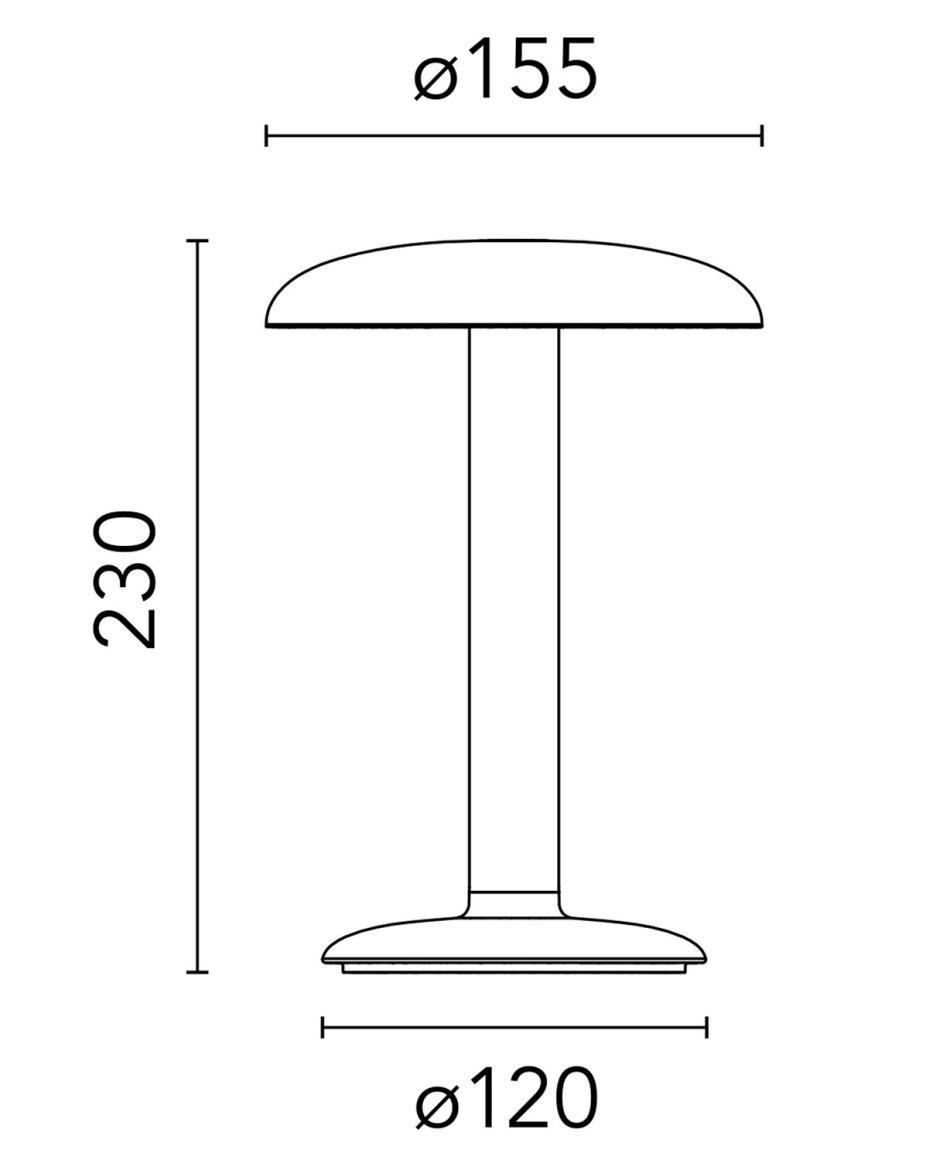 Flos Gustave Table Unplugged
