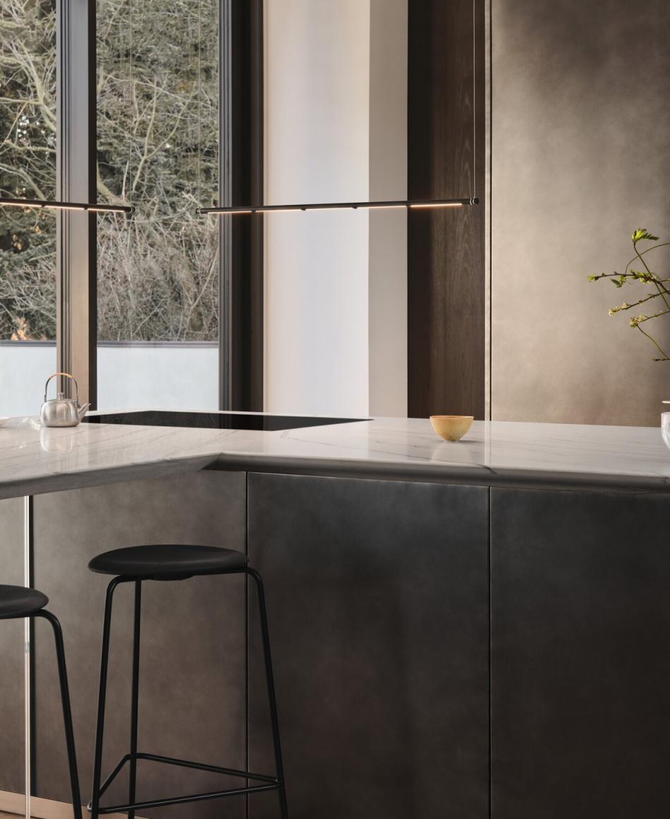 Fritz Hansen Oneline Pendelleuchte Schwarz