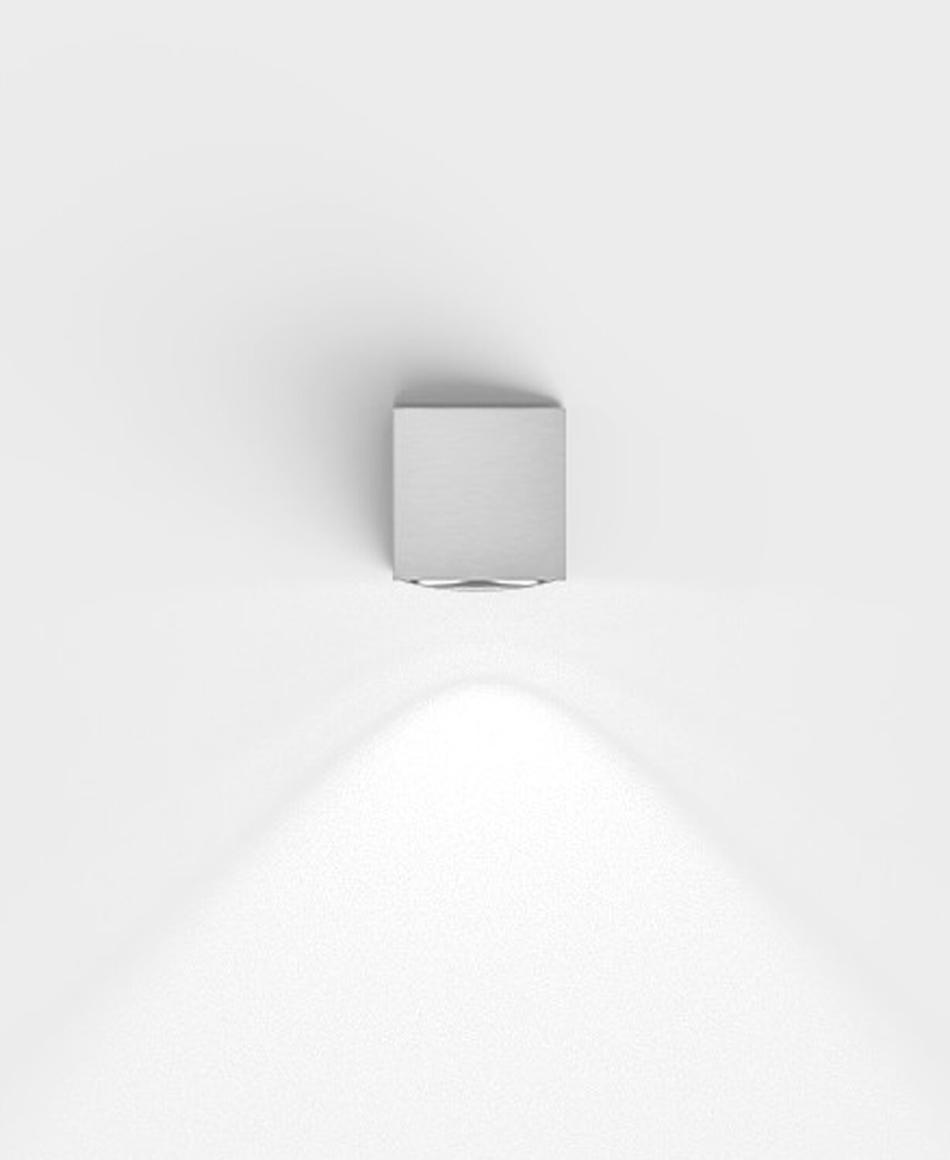 IP44.DE Como IvyLight Down Außenleuchte Aluminium gebürstet, eloxiert, Glaslinse