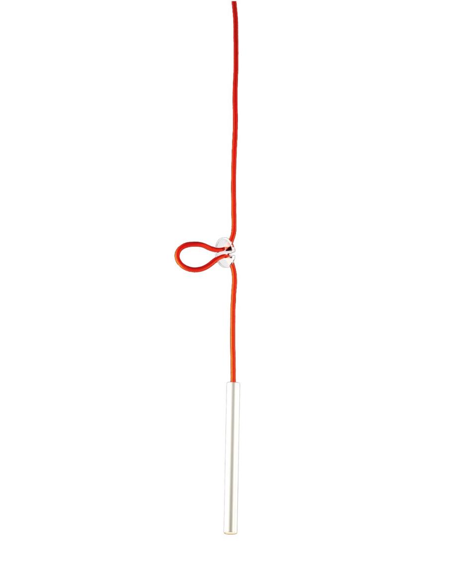 LDM Ecco LED Tavolo Uno Round Weiß - Kabel Orange
