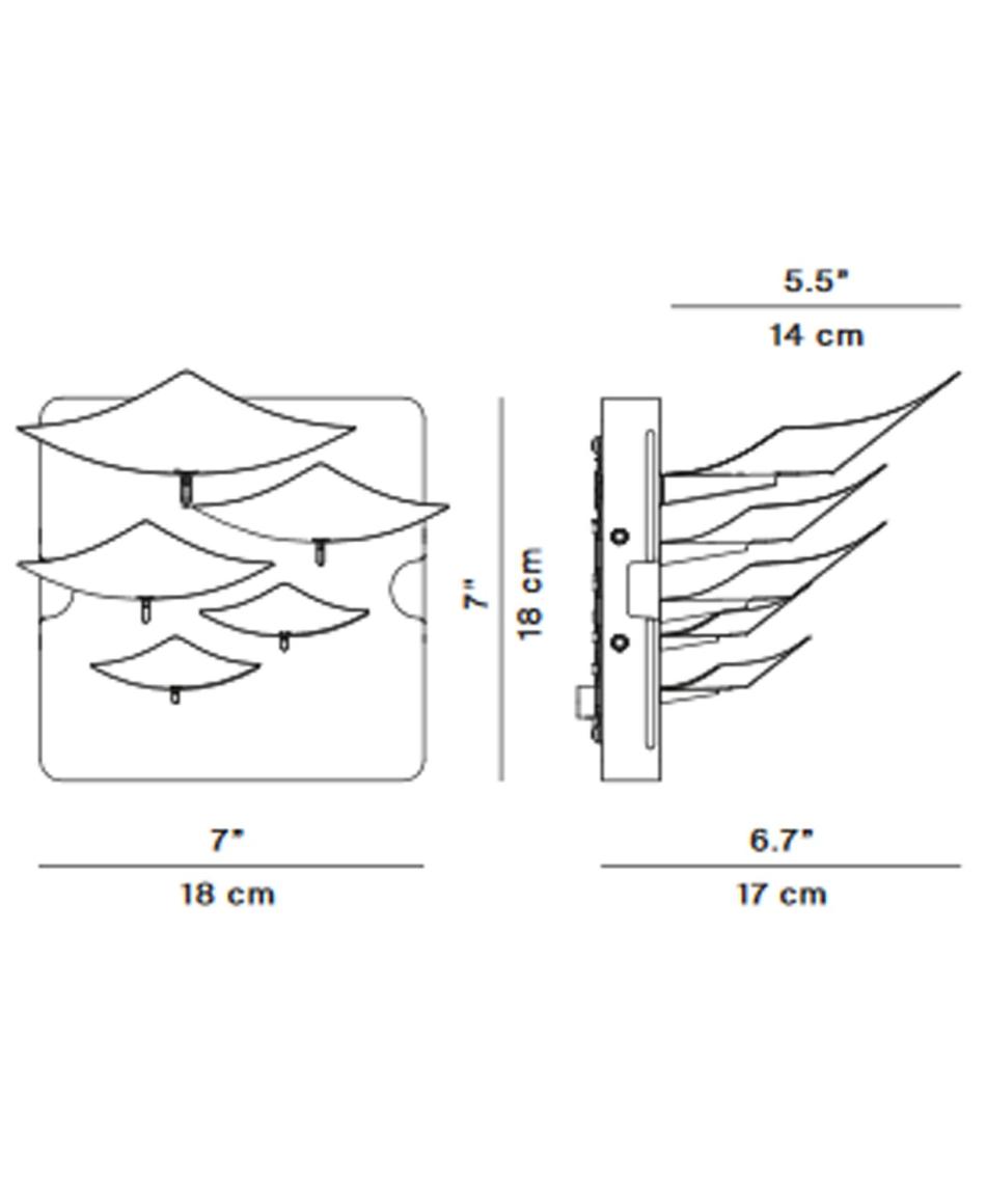 Luceplan D94 Ivy 3 Einbauleuchten LED 2700K DALI/Push Dim Weiß