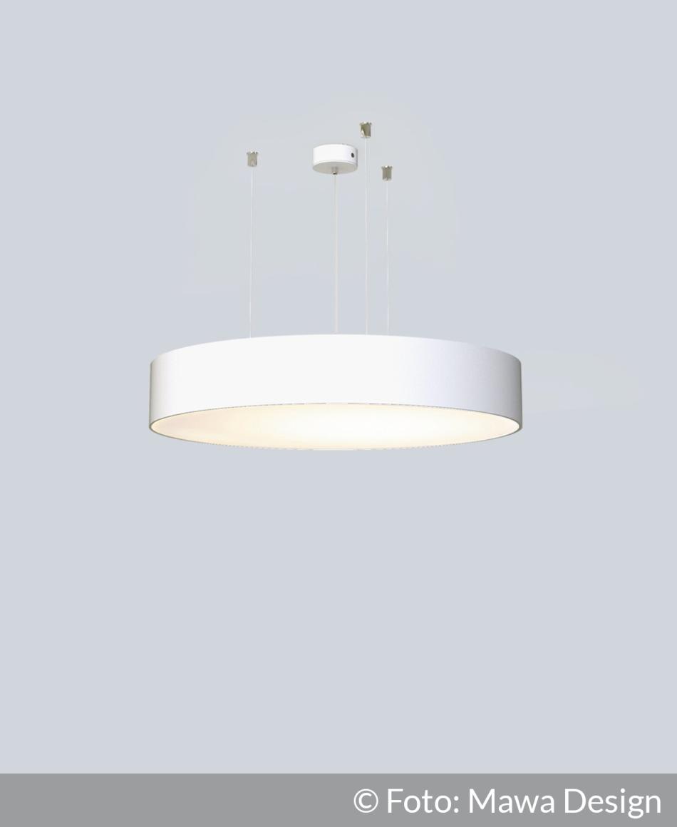 Mawa Bullauge Ø 60 Pendelleuchte Weiß 2700K Phase Up/Down | © Foto: Mawa Design