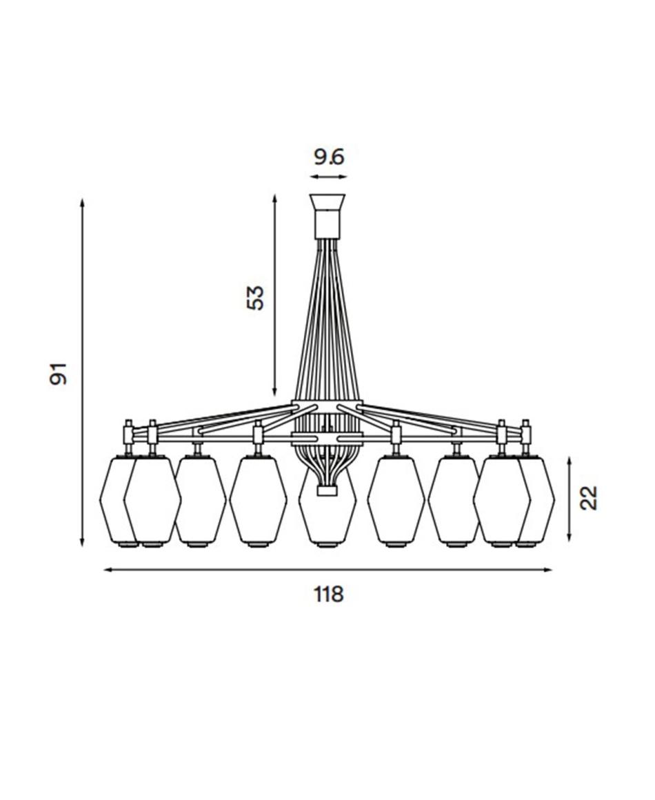 Northern Dahl Small Chandelier