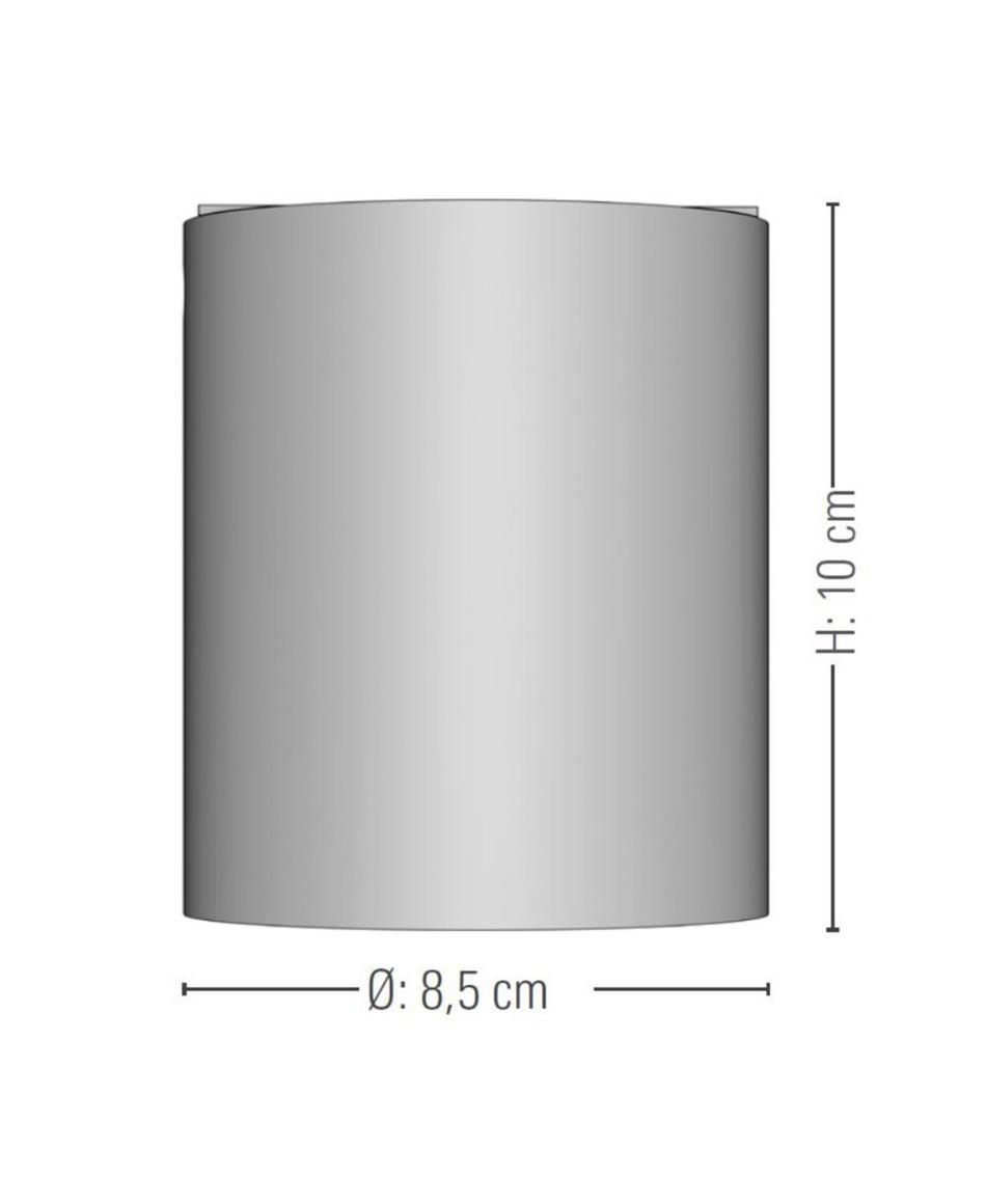 prediger.base p.065 LED Decken Downlights R Silber - CRI>90 - Dim to Warm (250 mA)