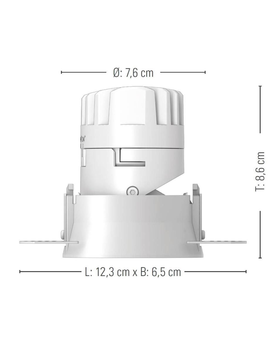 prediger.base p.116 Ausrichtbare LED Zoom-Decken-Einbaustrahler RS - Trimless - exklusive Treiber