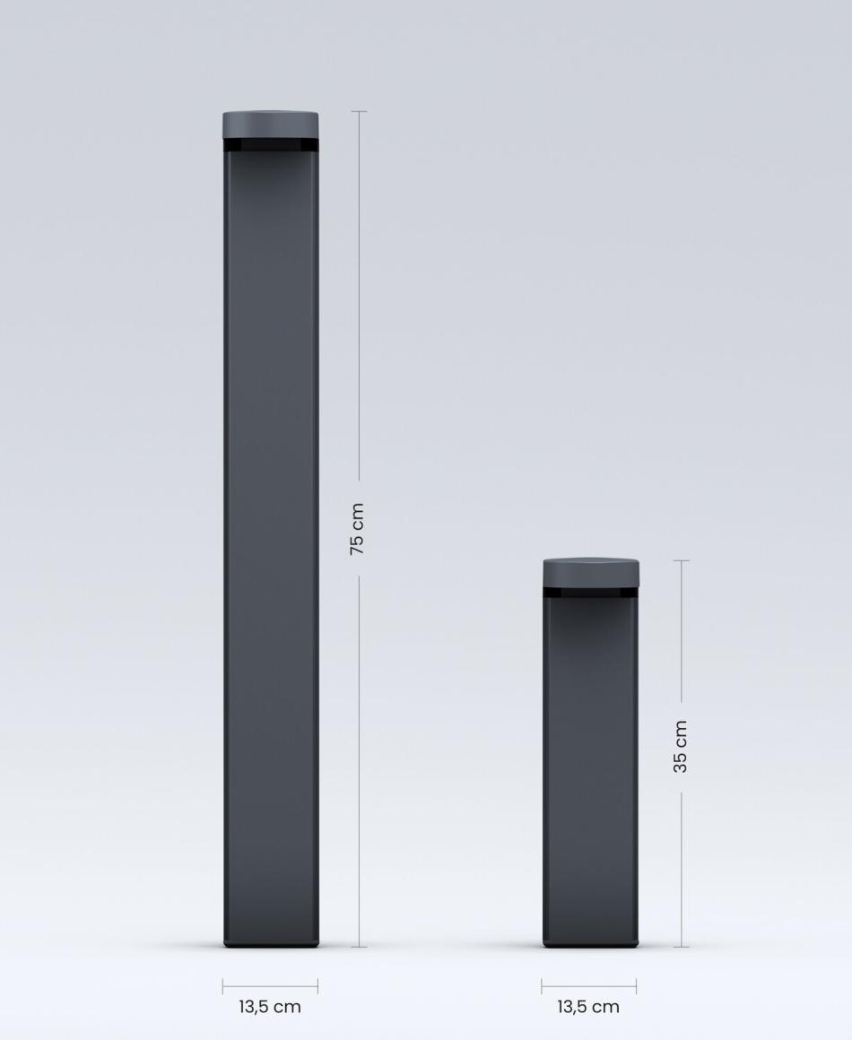 prediger.base p.148 Freistrahlende LED Poller- und Sockelleuchten