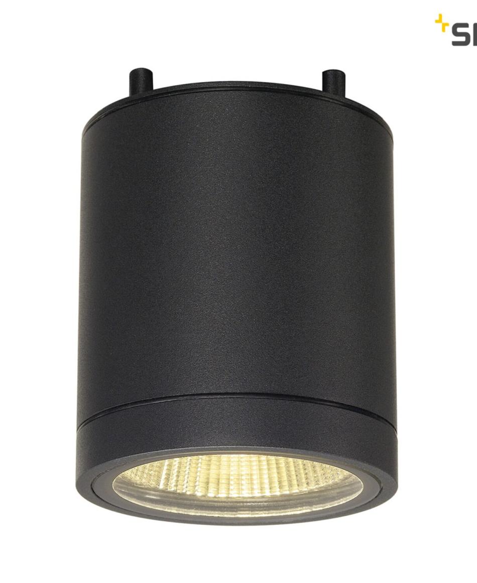 SLV Enola LED Außendeckenleuchte 2000-3000K Dim Anthrazit