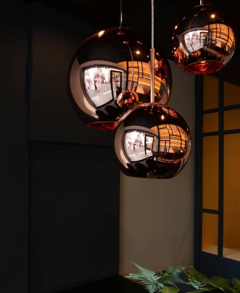 Tom Dixon Copper Round Pendant Normallampe