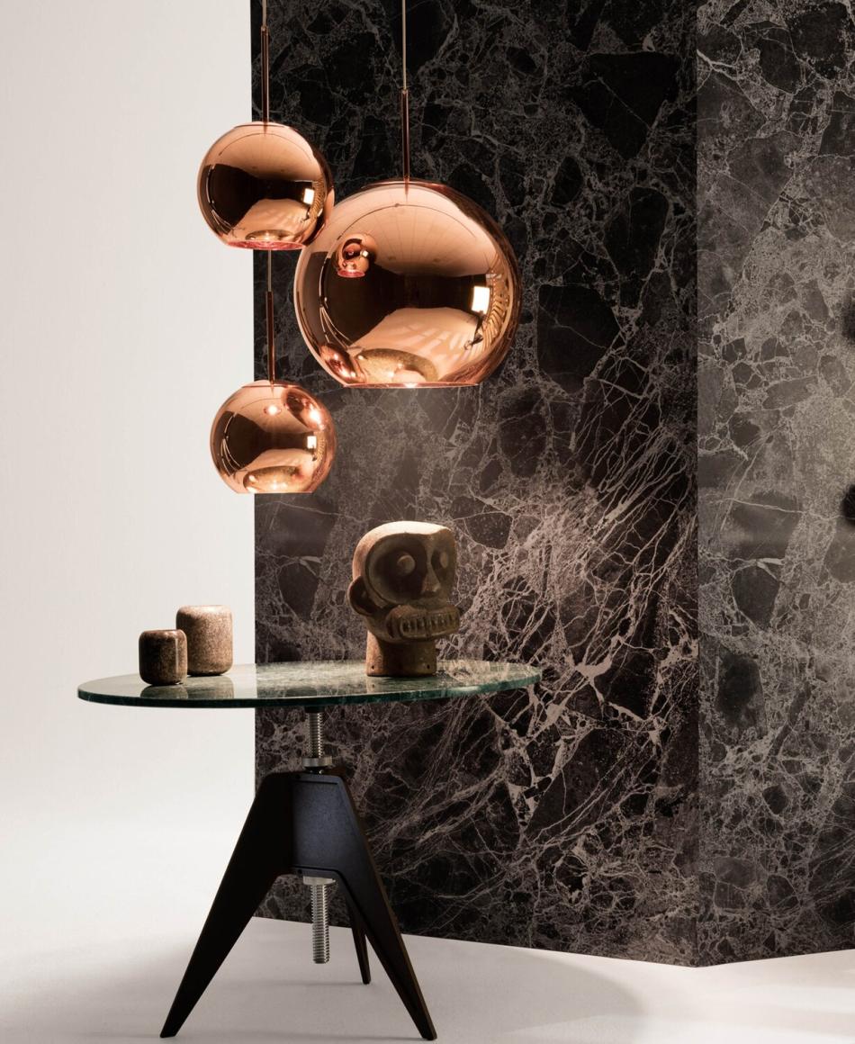 Tom Dixon Copper Round Pendant Normallampe