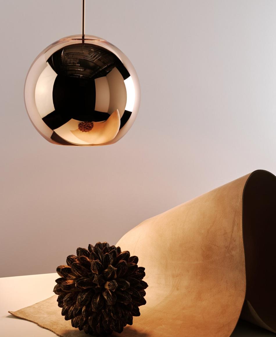 Tom Dixon Copper Round Pendant Normallampe