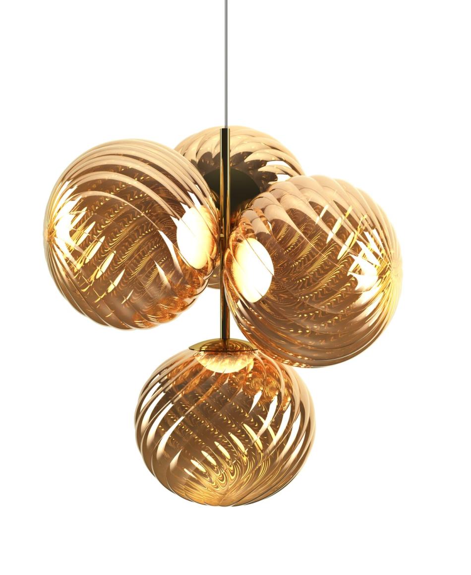 Tom Dixon Whirl Chandelier LED