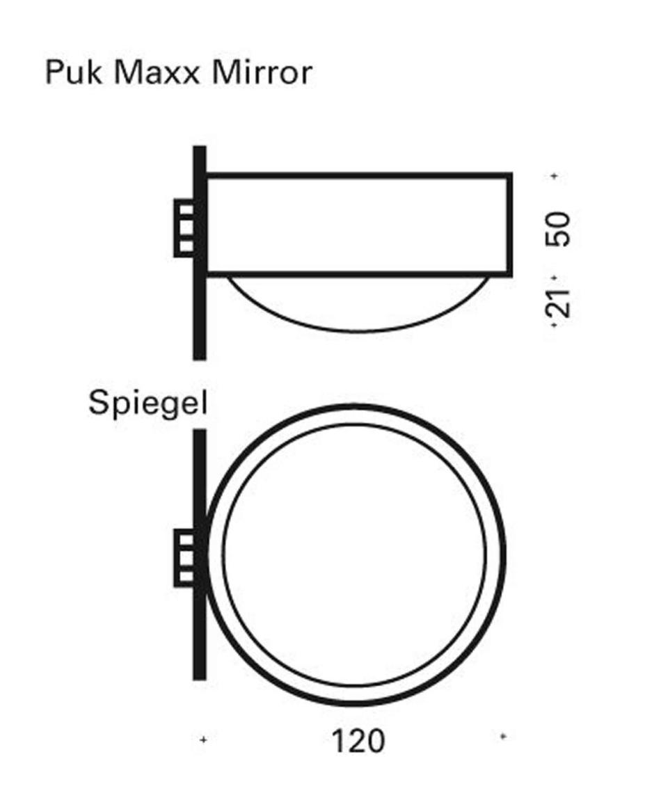 Top Light Puk Maxx Mirror LED Linse/Glas