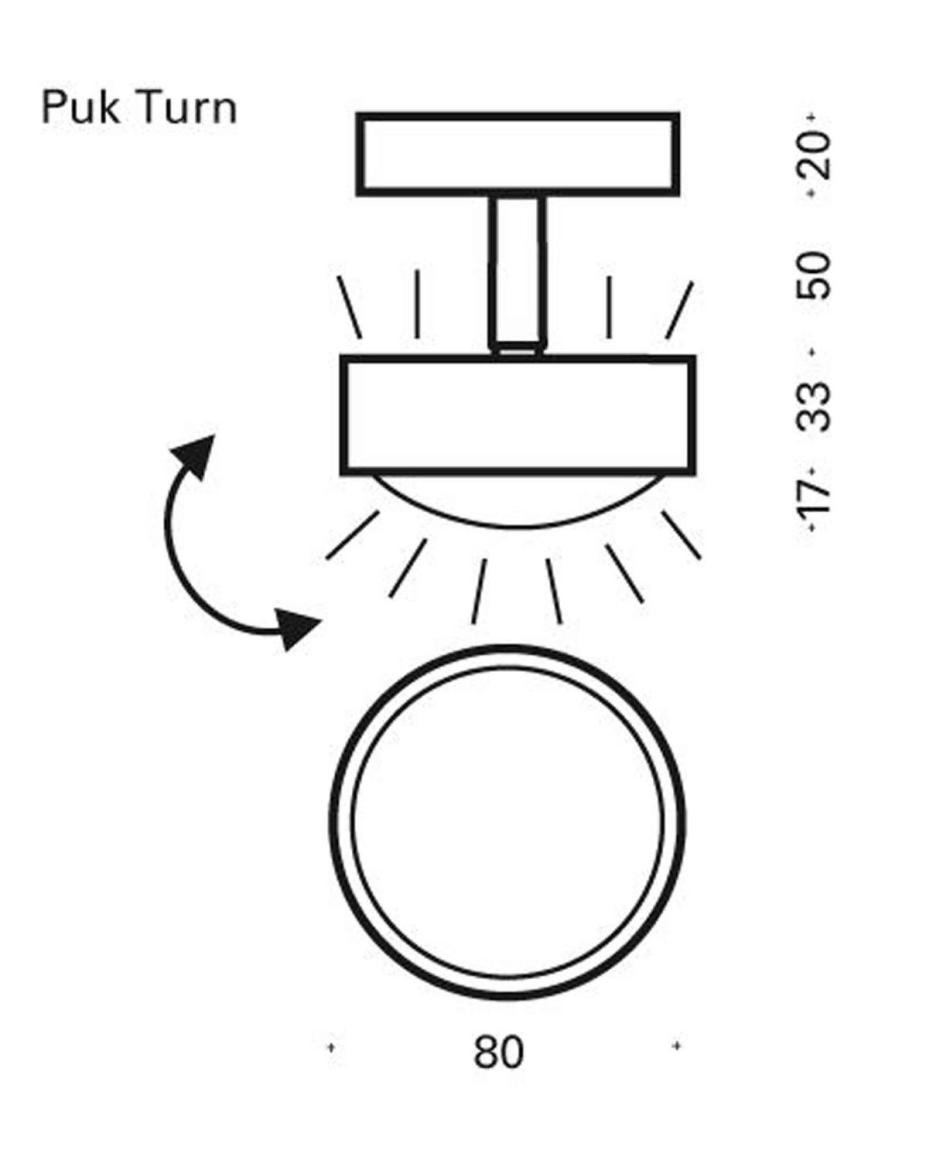 Top Light Puk Mini Turn LED
