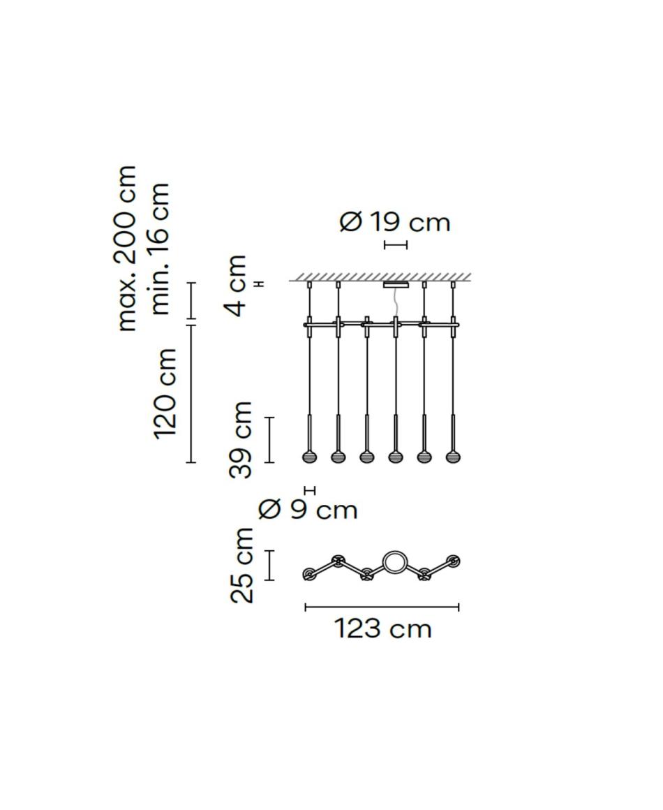 Vibia Algorithm 0830 Pendelleuchten
