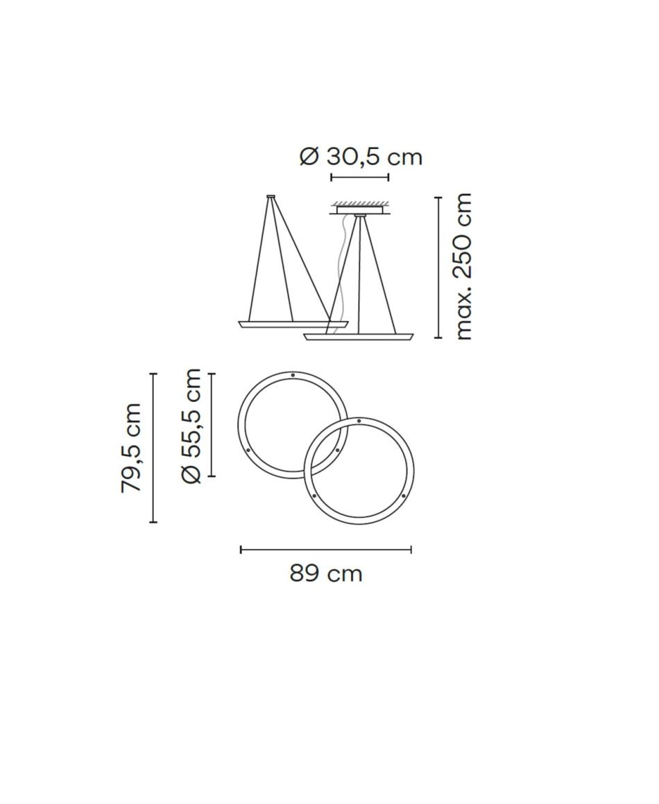 Vibia Halo Circular 2331 Pendelleuchten