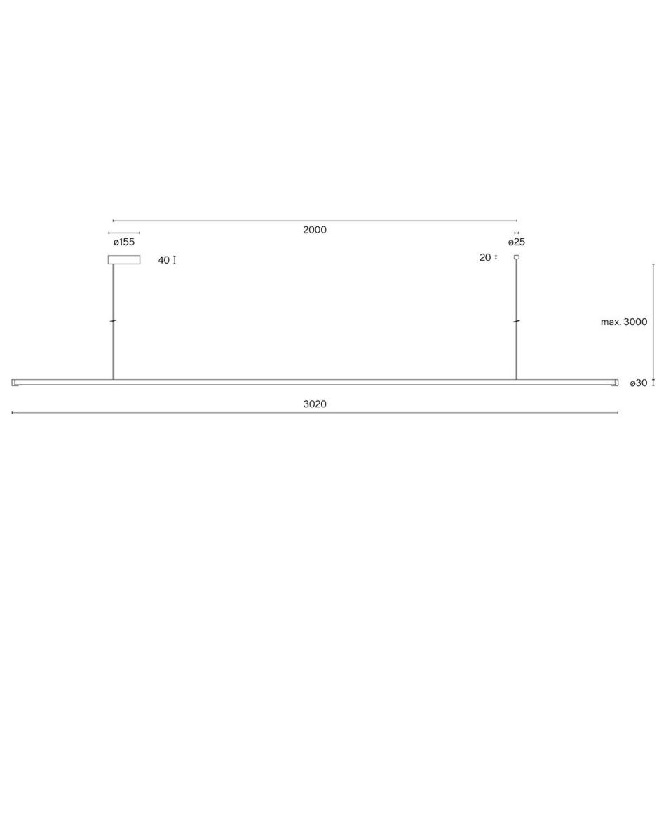 Wastberg+ w181 Linier pro s2 Pendelleuchte