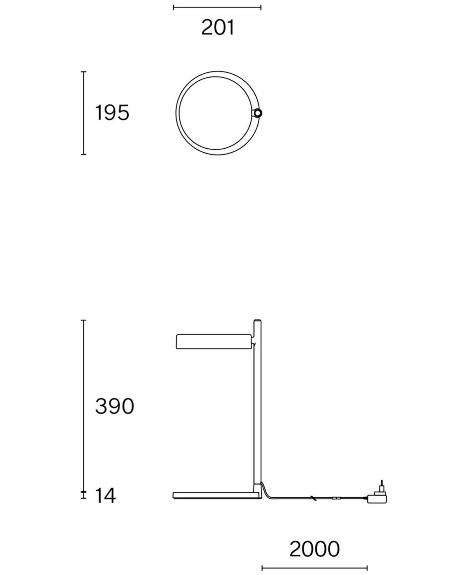 Wastberg+ w182 Pastille Tischleuchte