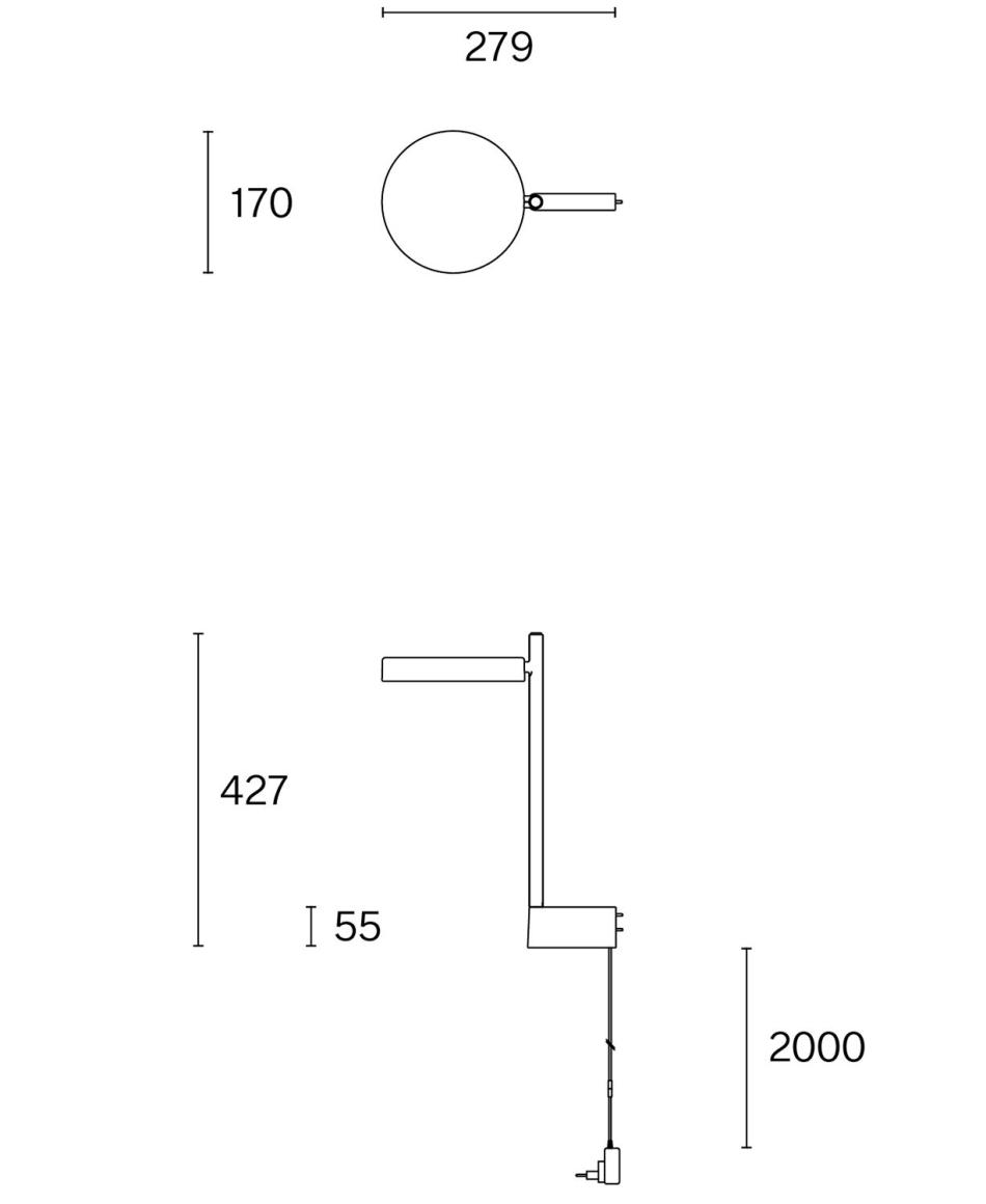 Wastberg+ w182 Pastille br2 Wandleuchte