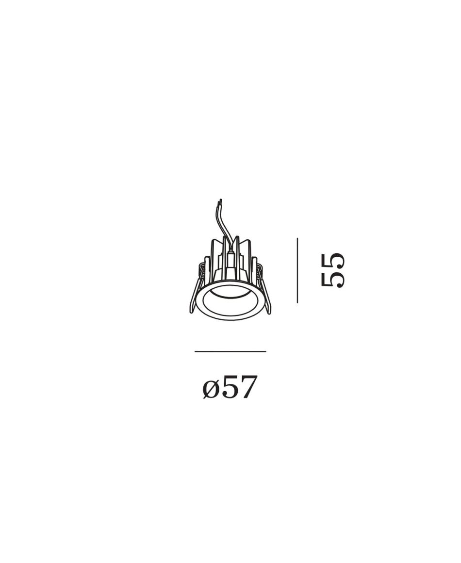 Wever & Ducré Deep Bijou IP65 1.0 Ceiling
