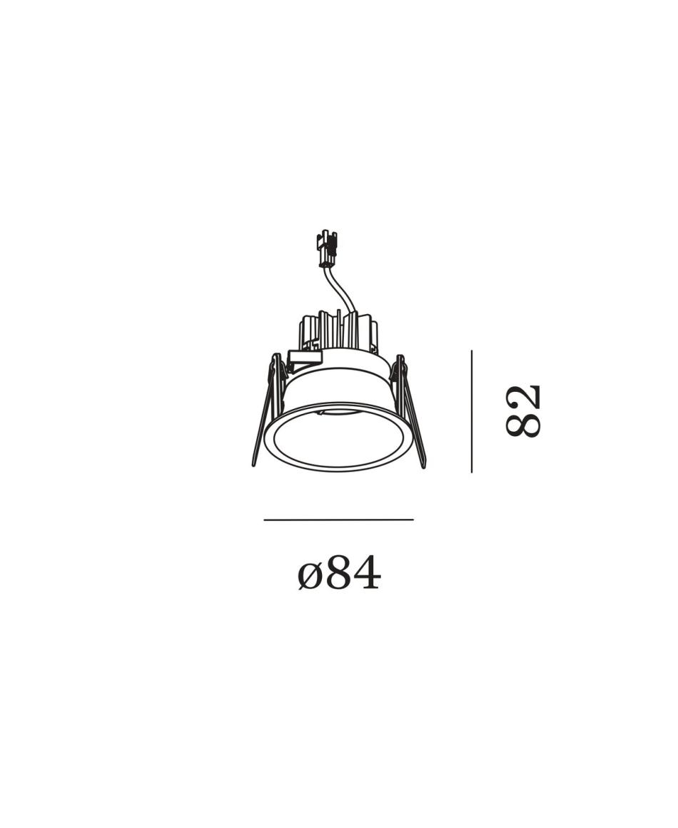 Wever & Ducré Deeper IP44 1.0 LED Ceiling