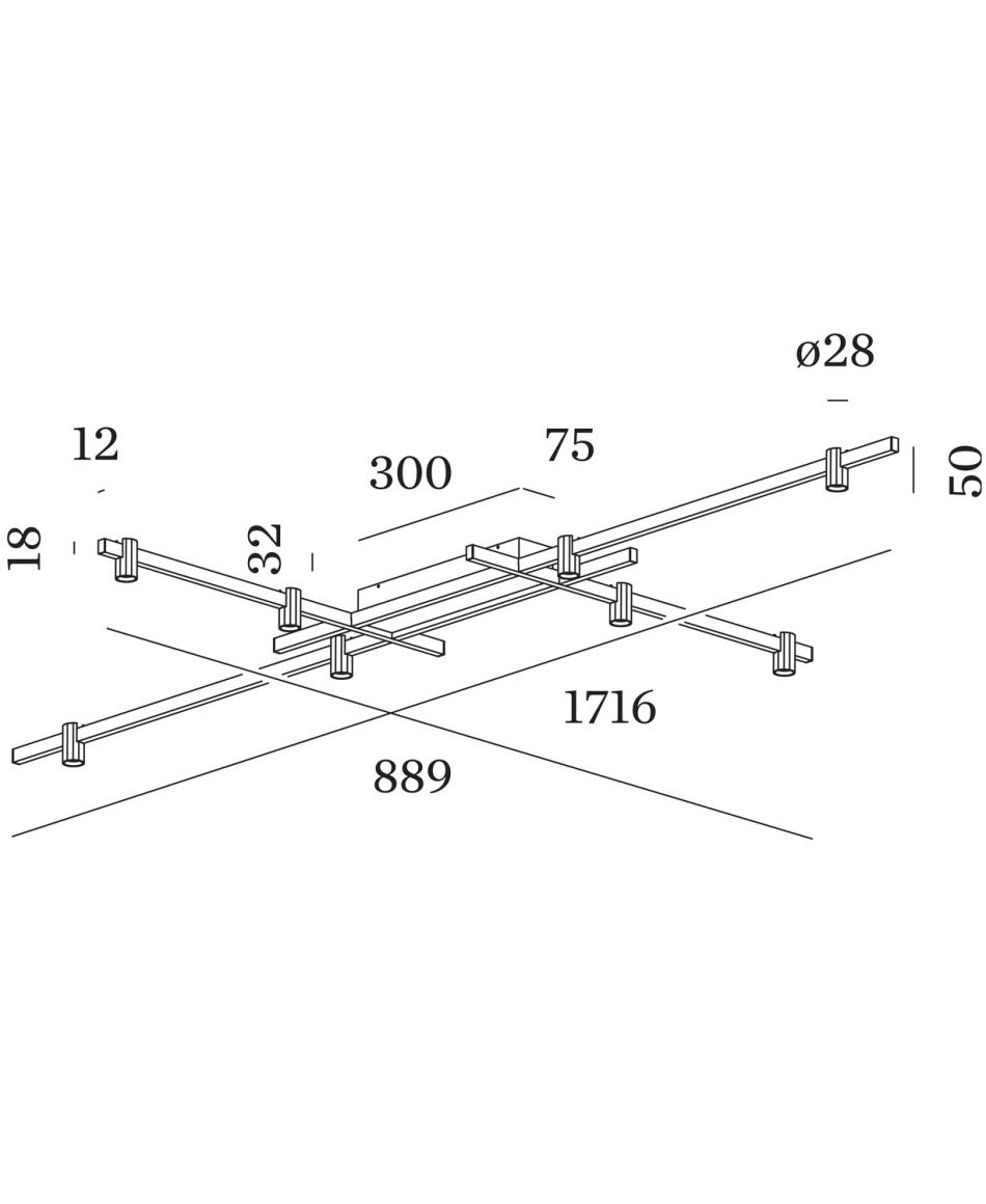 Wever & Ducré Trace Grid 1.0 Ceiling