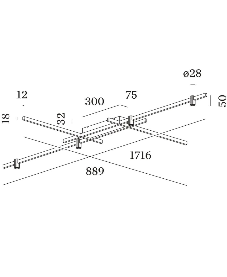 Wever & Ducré Trace Grid 2.0 Ceiling