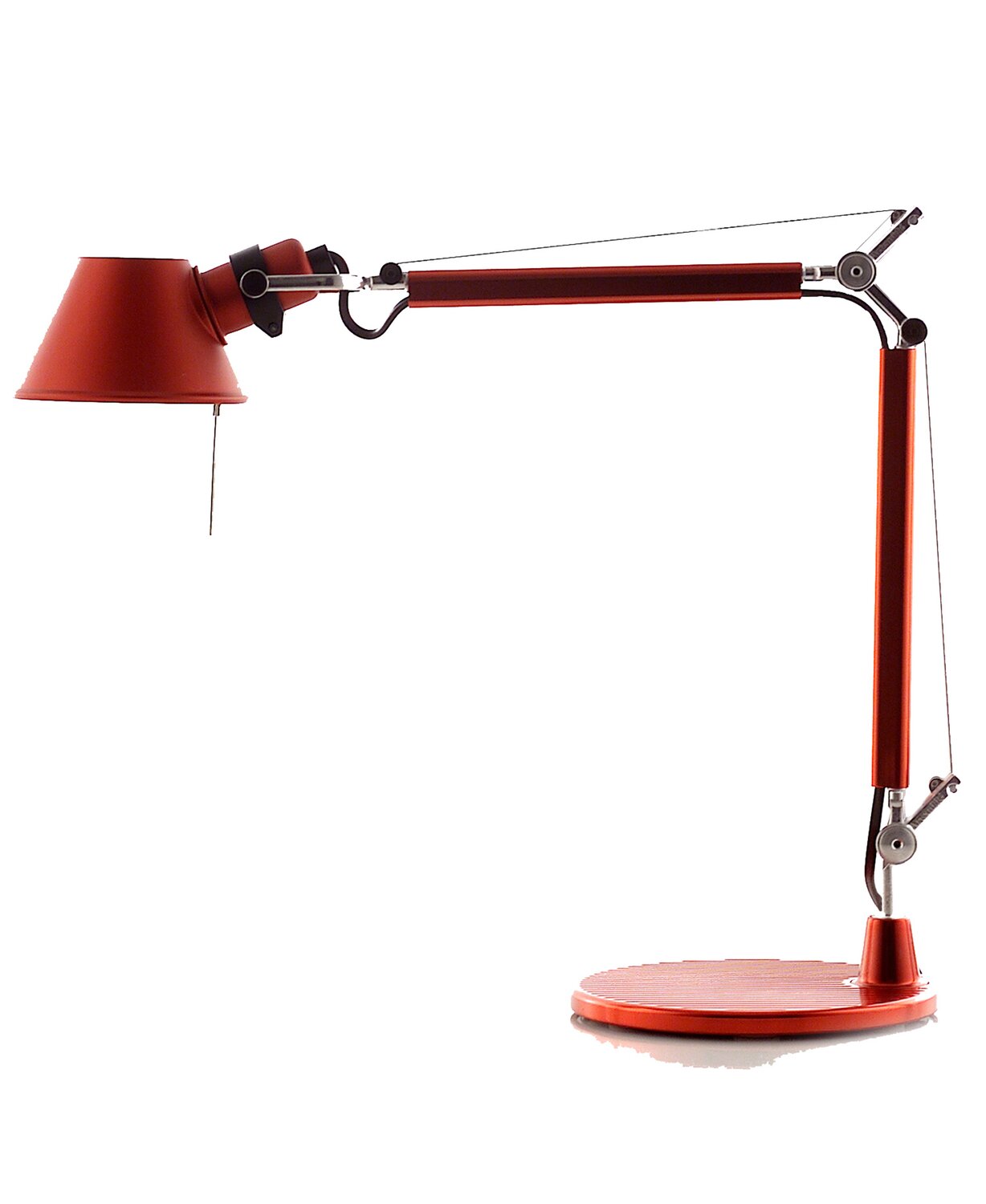 Artemide Rot Tolomeo Micro Tavolo Tischleuchte Mit Fuß - Bild 4