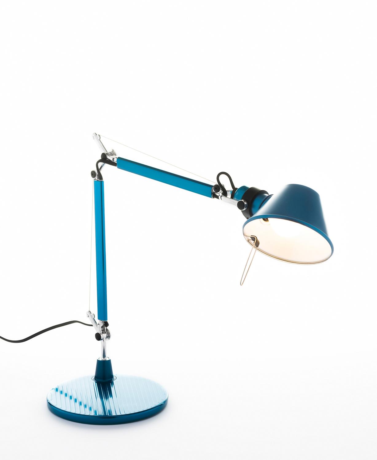 Artemide Blau - Schreibtischlampe Tolomeo - Aluminium - Designer Michele De Lucchi - Bild 4