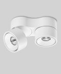prediger.base p.011.111M2 LED Decken-Strahler W/27/2x 905/40°/CRI90