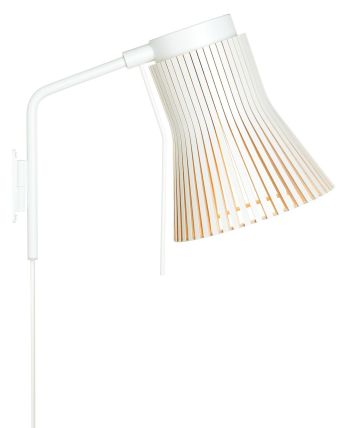 Secto Design Petite 4630 Wandleuchte Weiß, , Kabel und Schalter Weiß