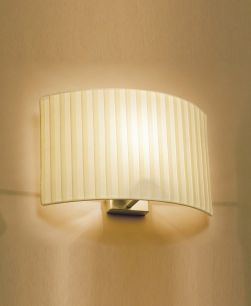 Bover Wall Street 21 Wandleuchte Normallampe Nickel/Cream