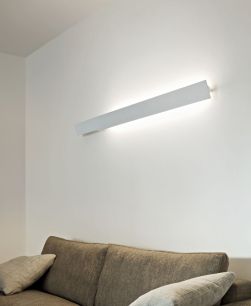 Flos Wandleuchte Riga Aluminium weiß