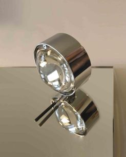 Top Light Puk Mirror Drehbar Linse/Glas Chrom