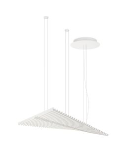 Vibia Rhythm Horizontal 2112 Pendelleuchte Cremeweiss 2700K Casambi