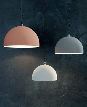 Diesel Living with Lodes Urban Concrete Sospensione Dome 50