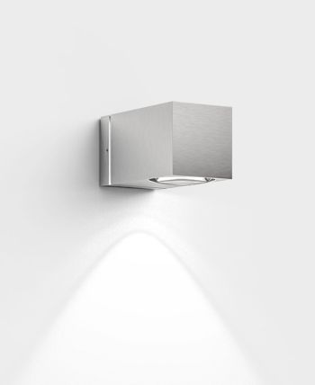 IP44.DE Como IvyLight Down Außenleuchte Aluminium gebürstet, eloxiert, Glaslinse