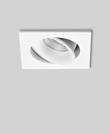 prediger.base p.001 Ausrichtbare LED Decken-Einbaustrahler QM 1er - Dim to Warm (250 mA) - exklusive Treiber