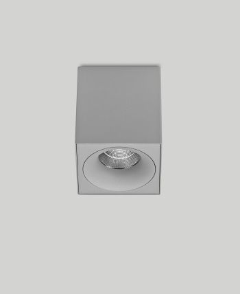 prediger.base p.065 Gehäuse Quadratisch DALI Silber - ohne Modul (250 mA)