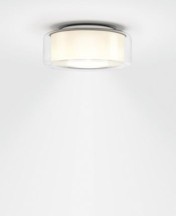 Serien Lighting Curling Ceiling Small Klar/Opal zylindrisch LED