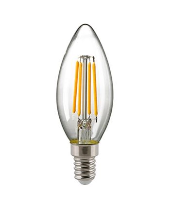 Sigor LED-Filament Kerzenlampe klar E14 2,5-25W